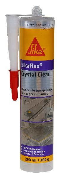 Mastic colle SIKAFLEX CRYSTAL CLEAR cartouche 290ml
