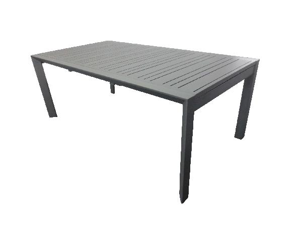 Table aluminium de jardin CAPUCINE 200/300 x100cm