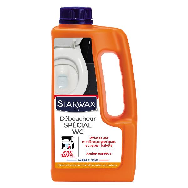 Déboucheur sanitaire WC STARWAX hydroxyde de potassium 1L