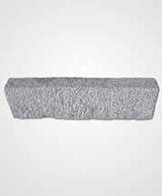 Bordure granit smillée 14x25x100cm gris clair