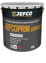 Impression JEFCOPRIM EXPRESS résines alkydes blanc 15L
