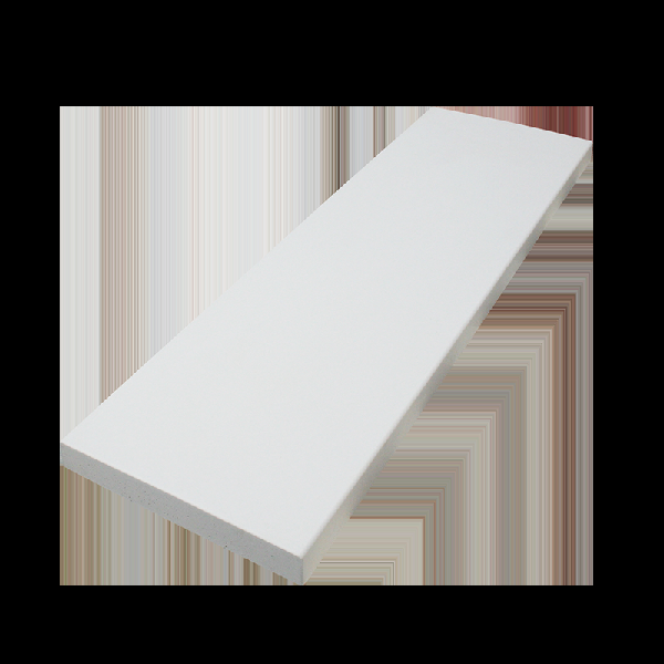 Couvertine plate 100x30cm Ht.4cm blanc