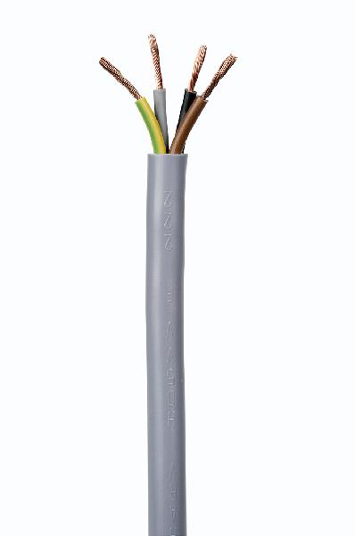 Câble domestique HO5VV-F 4 G 2,5mm² gris au mètre