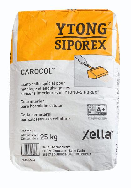 Enduit béton cellulaire pélliculaire CAROCOL intérieur sac 25kg