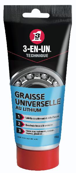 Graisse universelle 3EN1 lithium tube 150g