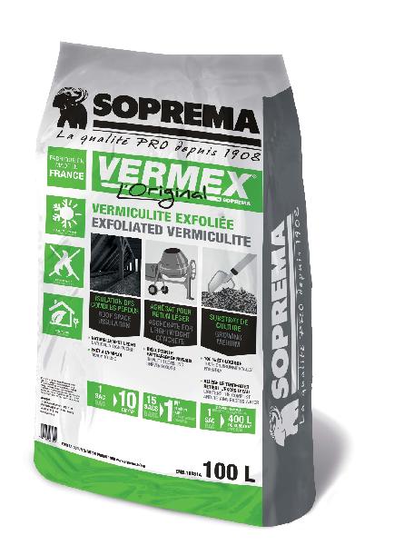 Vermiculite exfoliée VERMEX M sac 100L