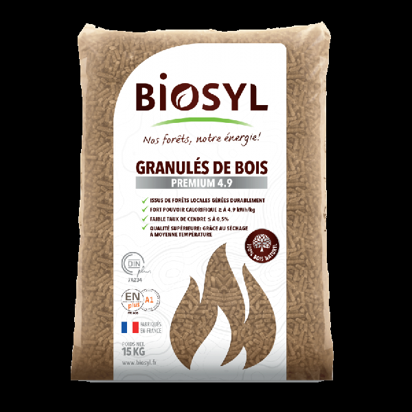 Granulés bois pellet BIOSYL sac 15kg